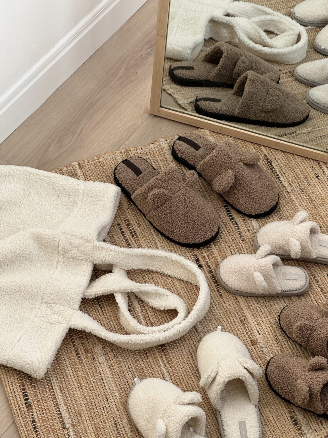Капці домашні дитячі HS хутрянi TEDDY milk