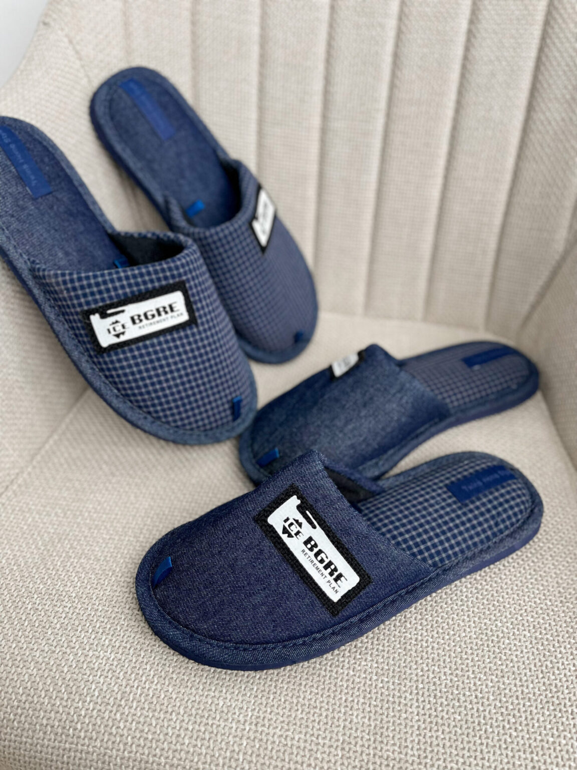 Капці домашні підліткові HS-VL JEANS закриті