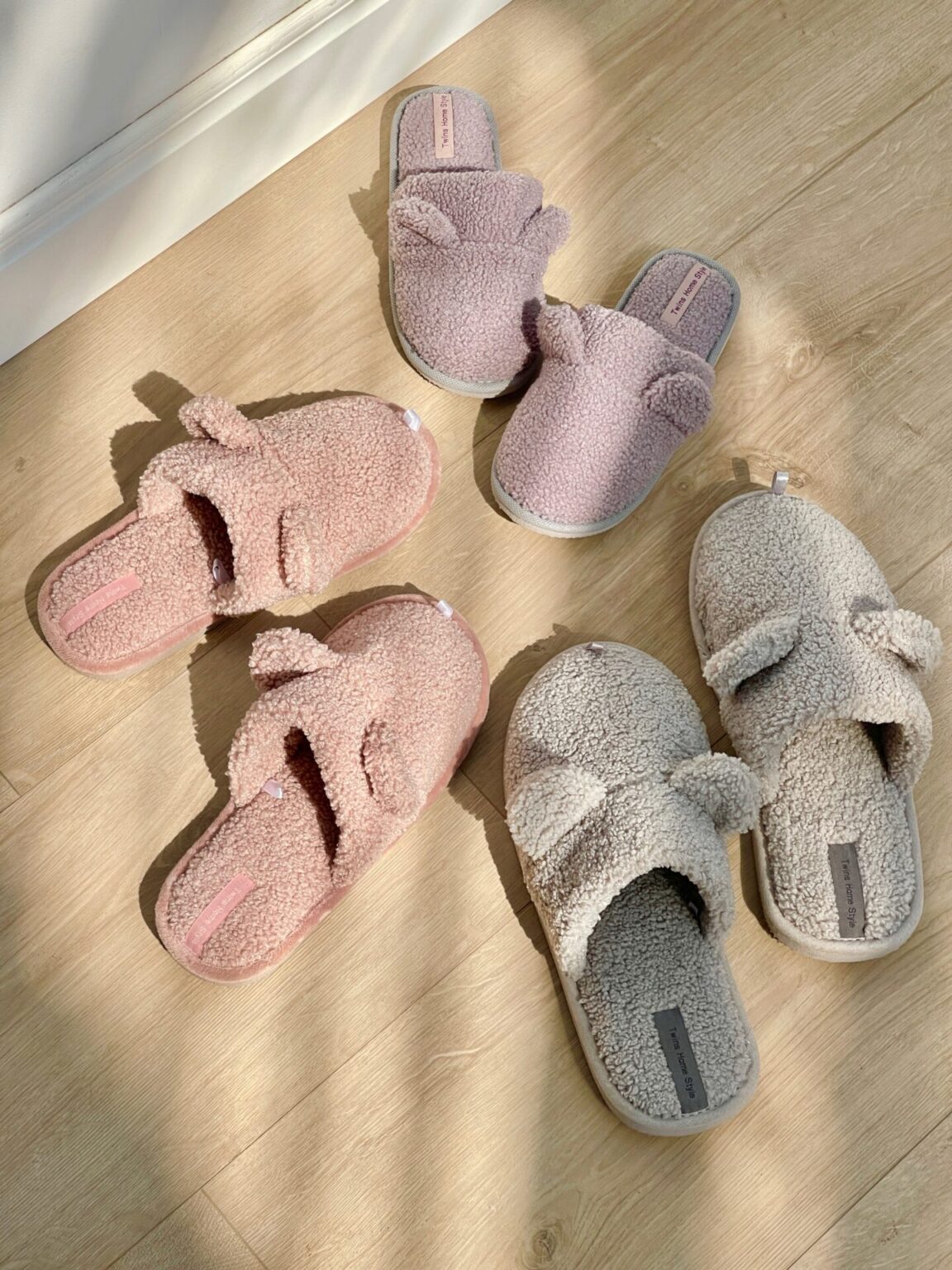 Капці домашні дитячі HS хутрянi TEDDY violet