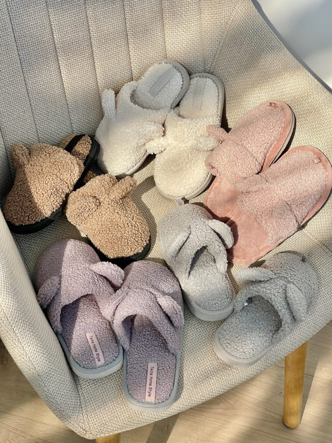 Капці домашні дитячі HS хутрянi TEDDY gray
