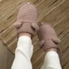 Капці домашні жіночі HS хутрянi TEDDY pink