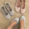 Взуття Балетки жіночі велюрові з бантом сірі