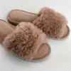 Капці жіночі HS хутряні коричневі