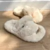 Капці жіночі # хутро білі