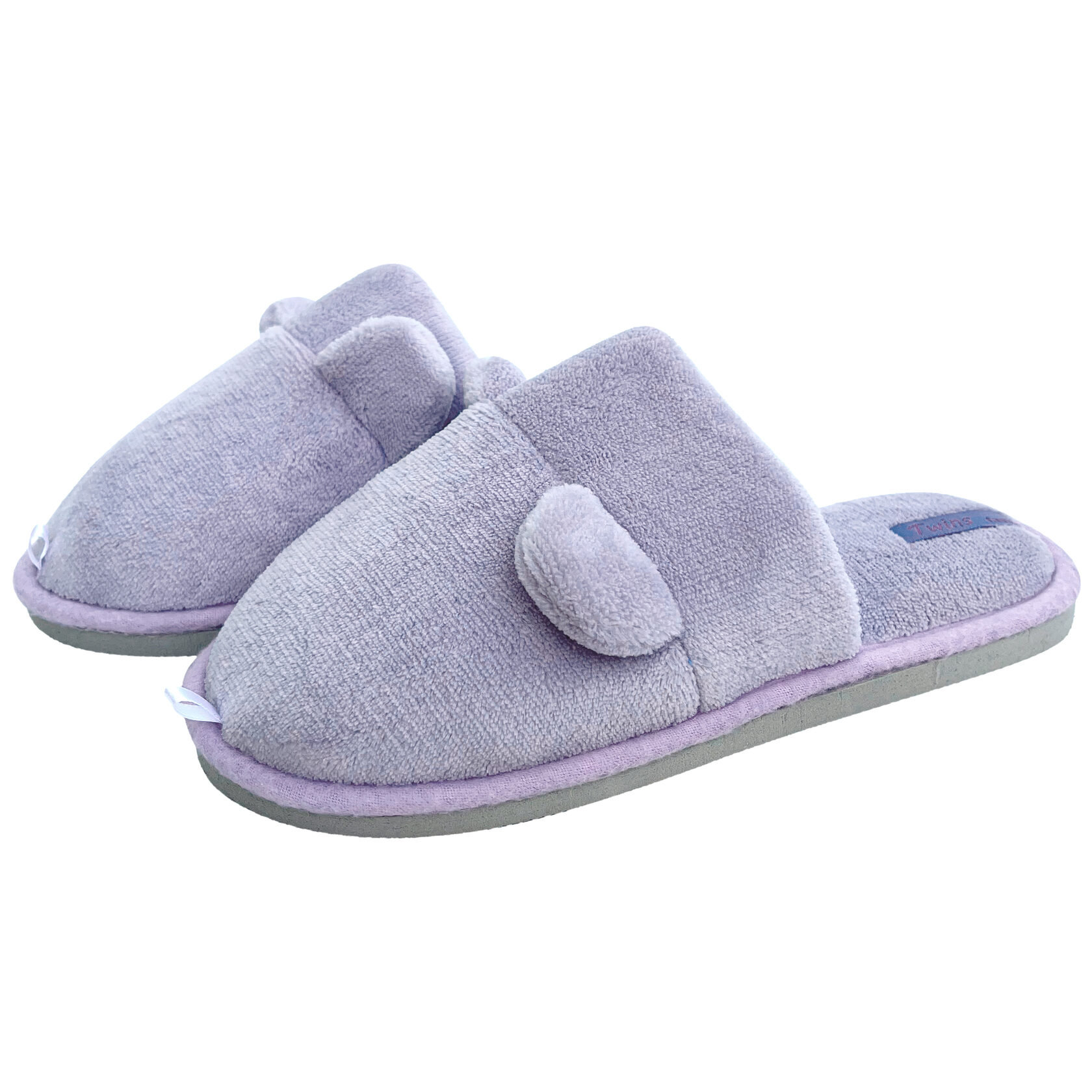 Капці домашні жіночі HS-OZ велюрові TEDDI бузкові