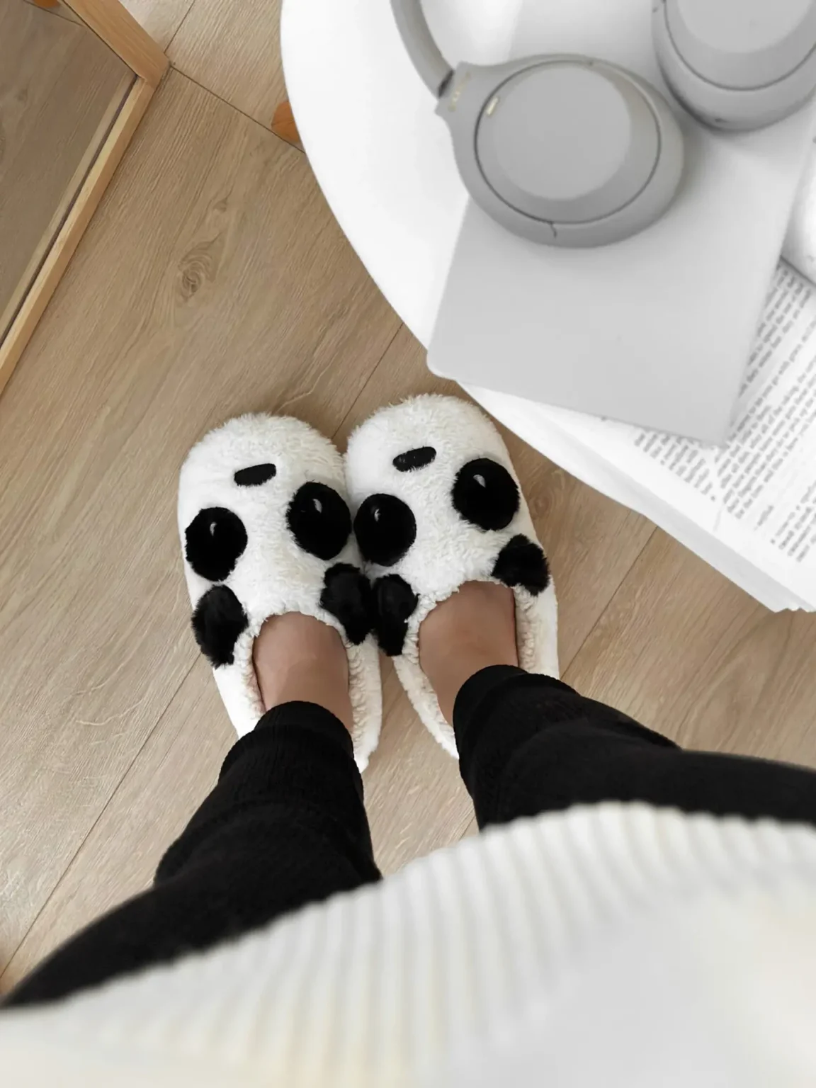 Капці домашні жіночі HS-LUX напiвчешки ANIMALS panda