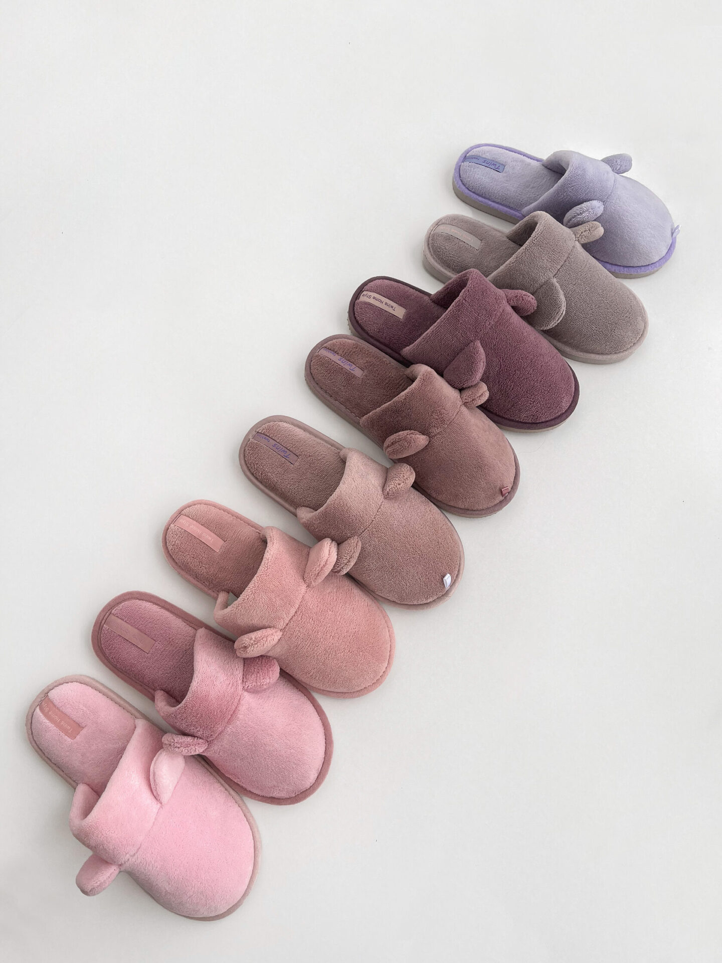 Капці домашні жіночі HS-OZ велюрові TEDDI бузкові