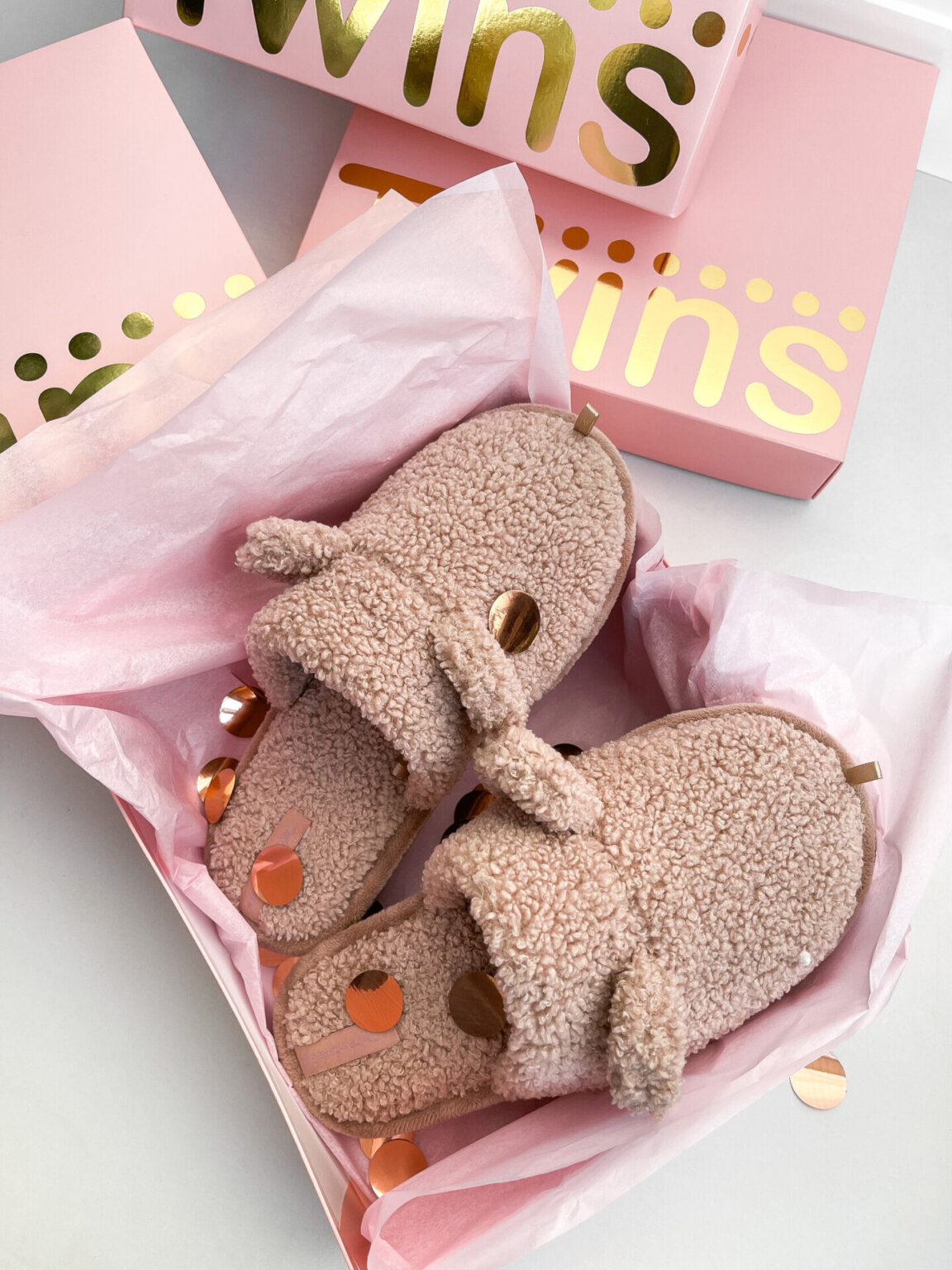 Капці домашні жіночі HS хутрянi TEDDY pink