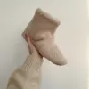 Капці домашні Чобітки жіночі TEDDY milk