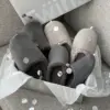 Капці домашні напівчешки жіночі фліс/хмаринки (ciрий)