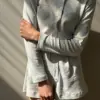 Рібана лонгслів сірий