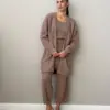 Soft кардиган вʼязаний пухнастий коричневий