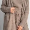 Soft кардиган вʼязаний пухнастий коричневий