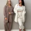 Soft топ вʼязаний пухнастий молочний