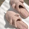 Капці домашні жіночі HS хутрянi TEDDY pink