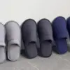 Капці домашні чоловічі фліс закриті сірі