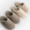 Капці домашні жіночі HS-OZ хутряні curly gray