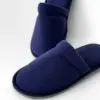 Капці домашні чоловічі фліс закриті сині