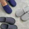 Капці домашні чоловічі фліс закриті сірі