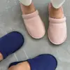 Капці домашні чоловічі фліс закриті сині