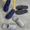 Капці домашні чоловічі фліс закриті сірі
