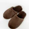 Капці домашні чоловiчі HS-LUX хутрянi коричневi