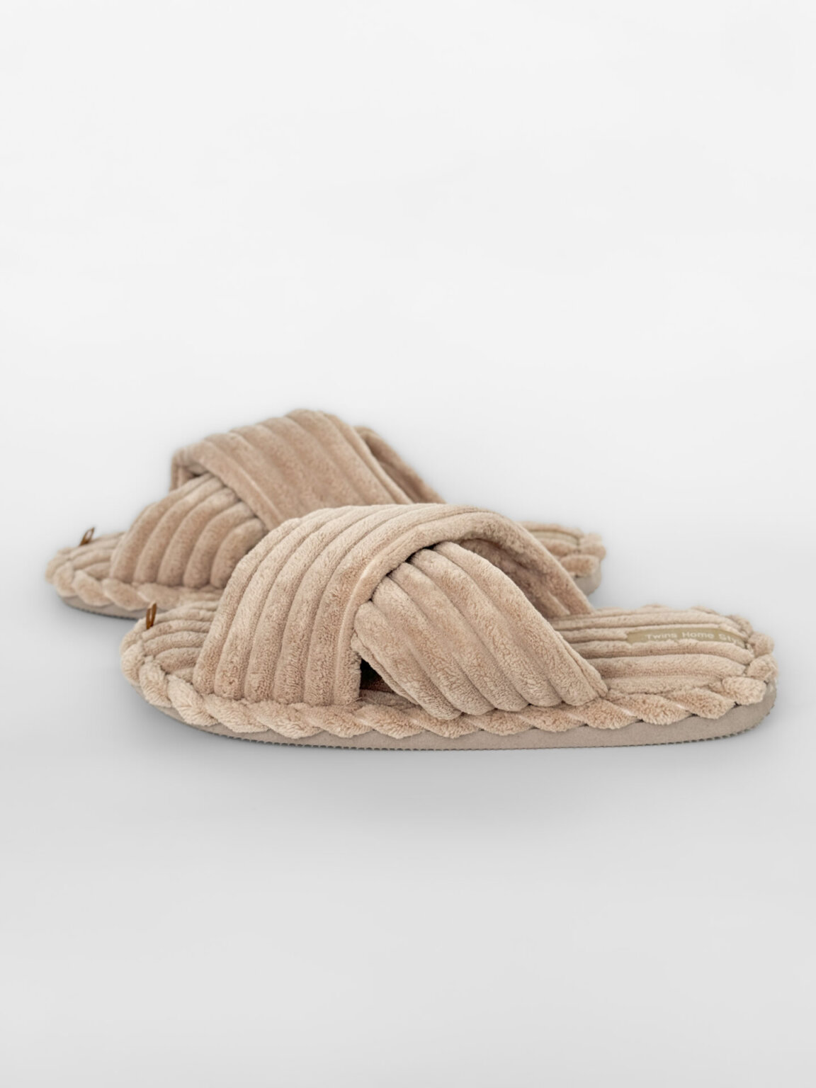 Капці домашні жіночі HS-Puffy beige (Х)