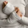 Рібана лонгслів молочний (без гудзика)