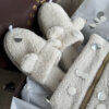 Подарунковий набір TEDDY white (косметичка, капці, пакування коричневе)