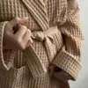 Халат вафля крупна карамель