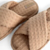 Капці домашні жіночі HS-VL Waffle caramel (Х)