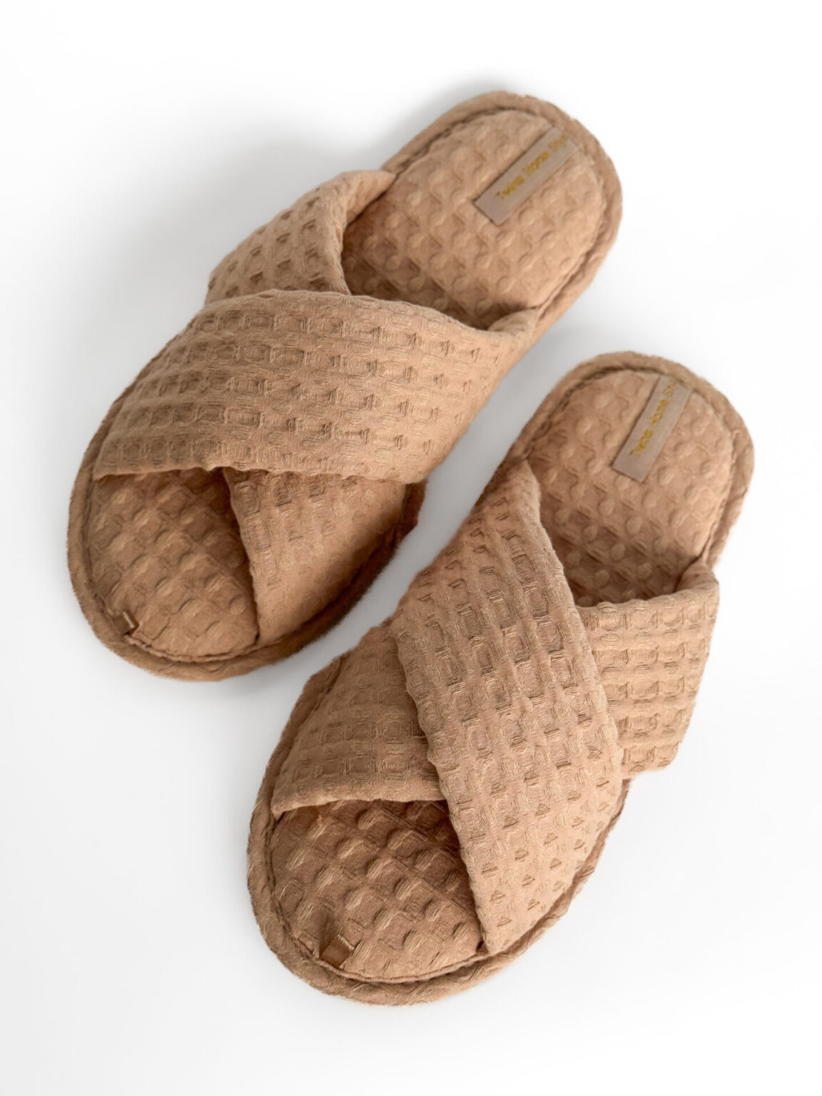 Капці домашні жіночі HS-VL Waffle caramel (Х)