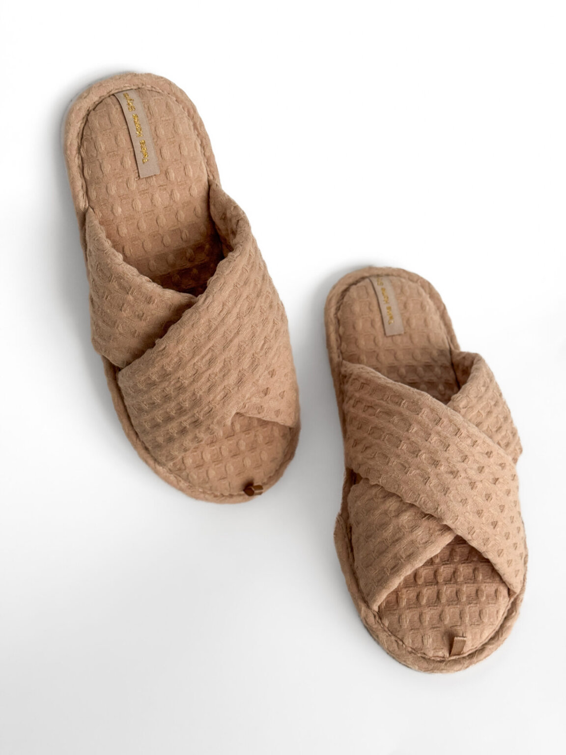 Капці домашні жіночі HS-VL Waffle caramel (Х)