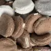 Косметичка TEDDY коричневого кольору круг
