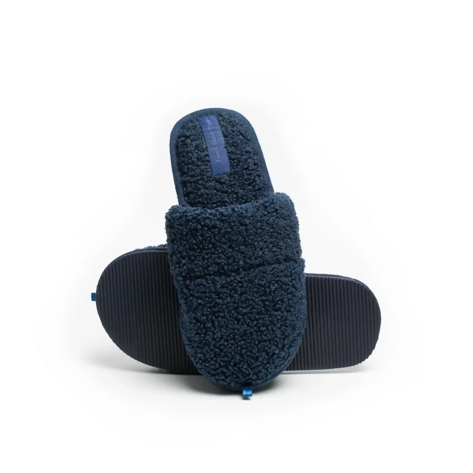 Капці домашні дитячі HS хутрянi TEDDY blue (без вух)