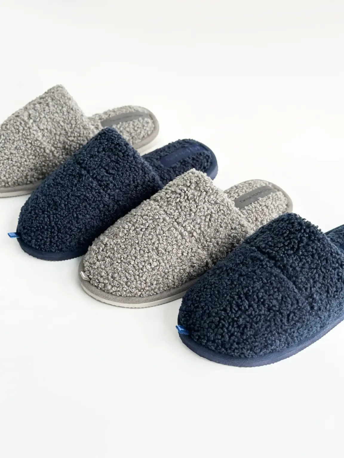 Капці домашні дитячі HS хутрянi TEDDY blue (без вух)