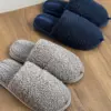 Капці домашні дитячі HS хутрянi TEDDY blue (без вух)