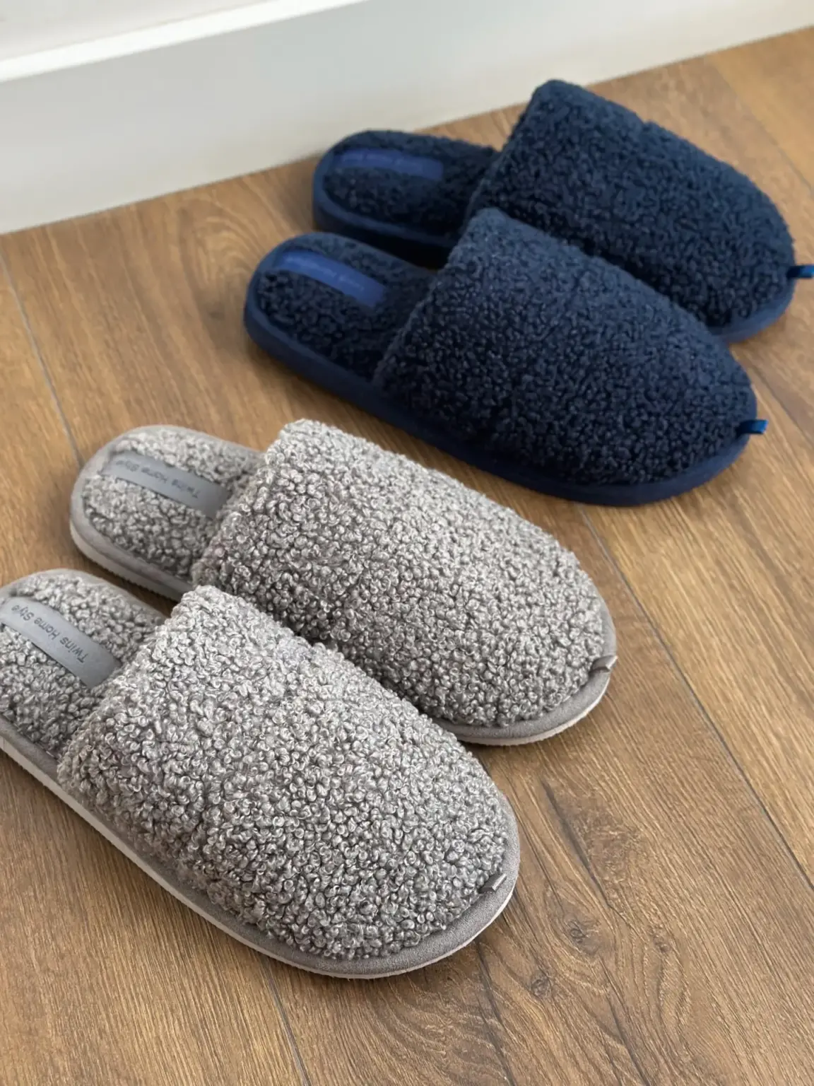 Капці домашні дитячі HS хутрянi TEDDY blue (без вух)