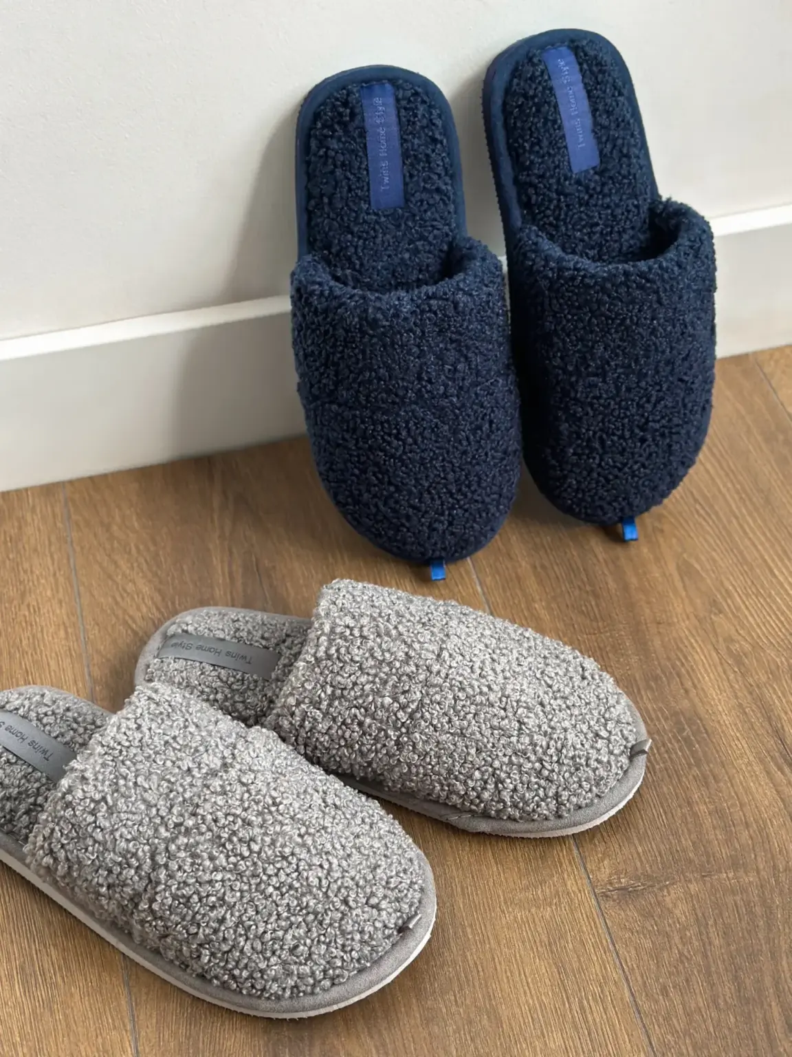 Капці домашні дитячі HS хутрянi TEDDY blue (без вух)