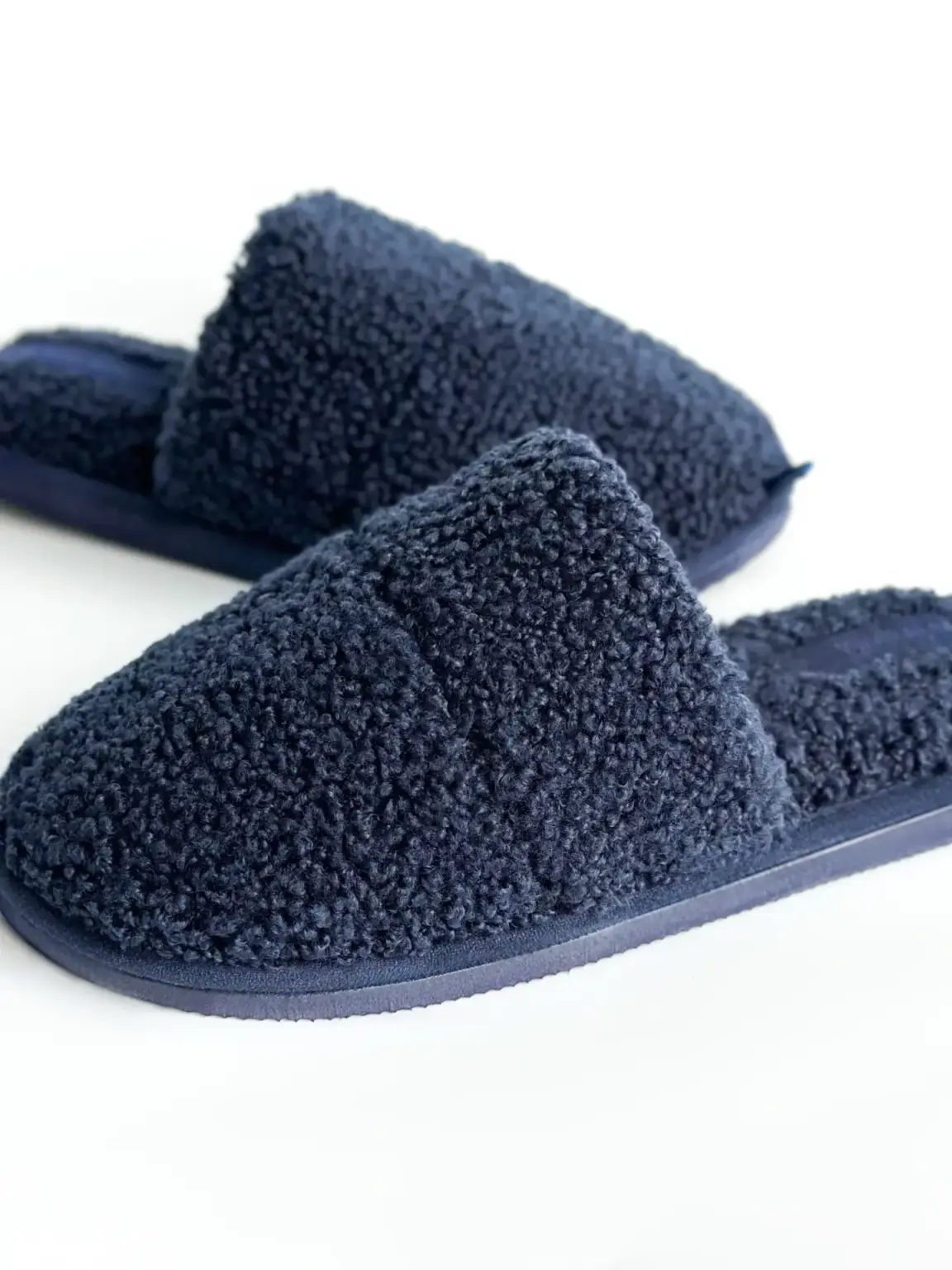 Капці домашні дитячі HS хутрянi TEDDY blue (без вух)