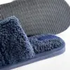 Капці домашні дитячі HS хутрянi TEDDY blue (без вух)