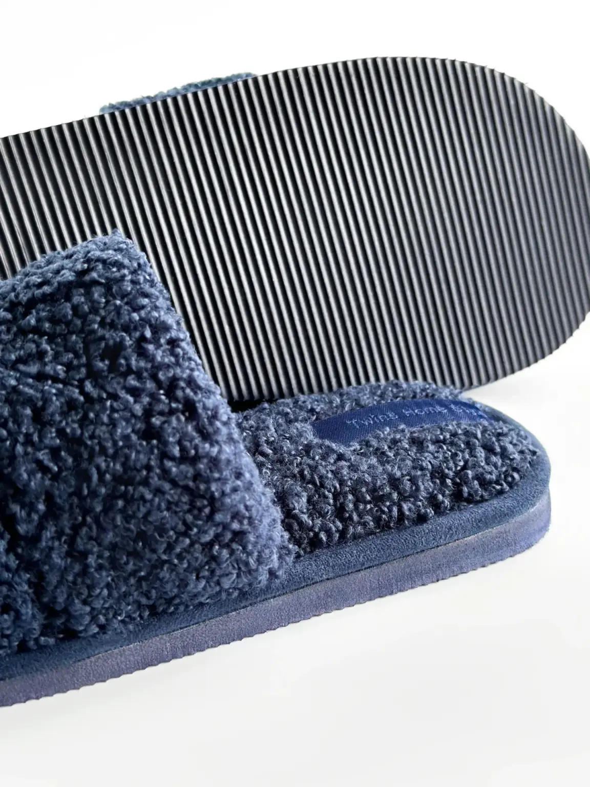 Капці домашні дитячі HS хутрянi TEDDY blue (без вух)