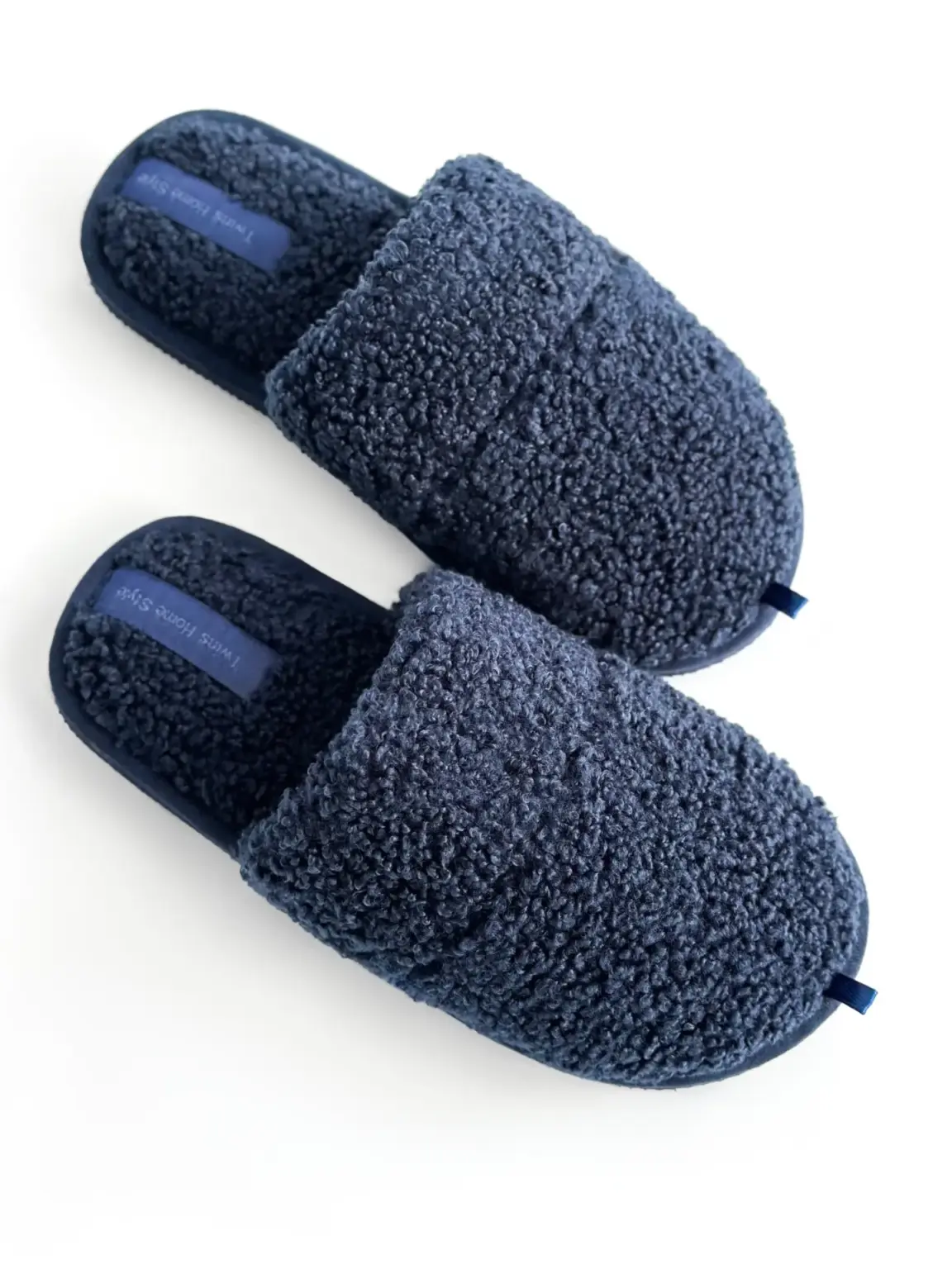 Капці домашні дитячі HS хутрянi TEDDY blue (без вух)