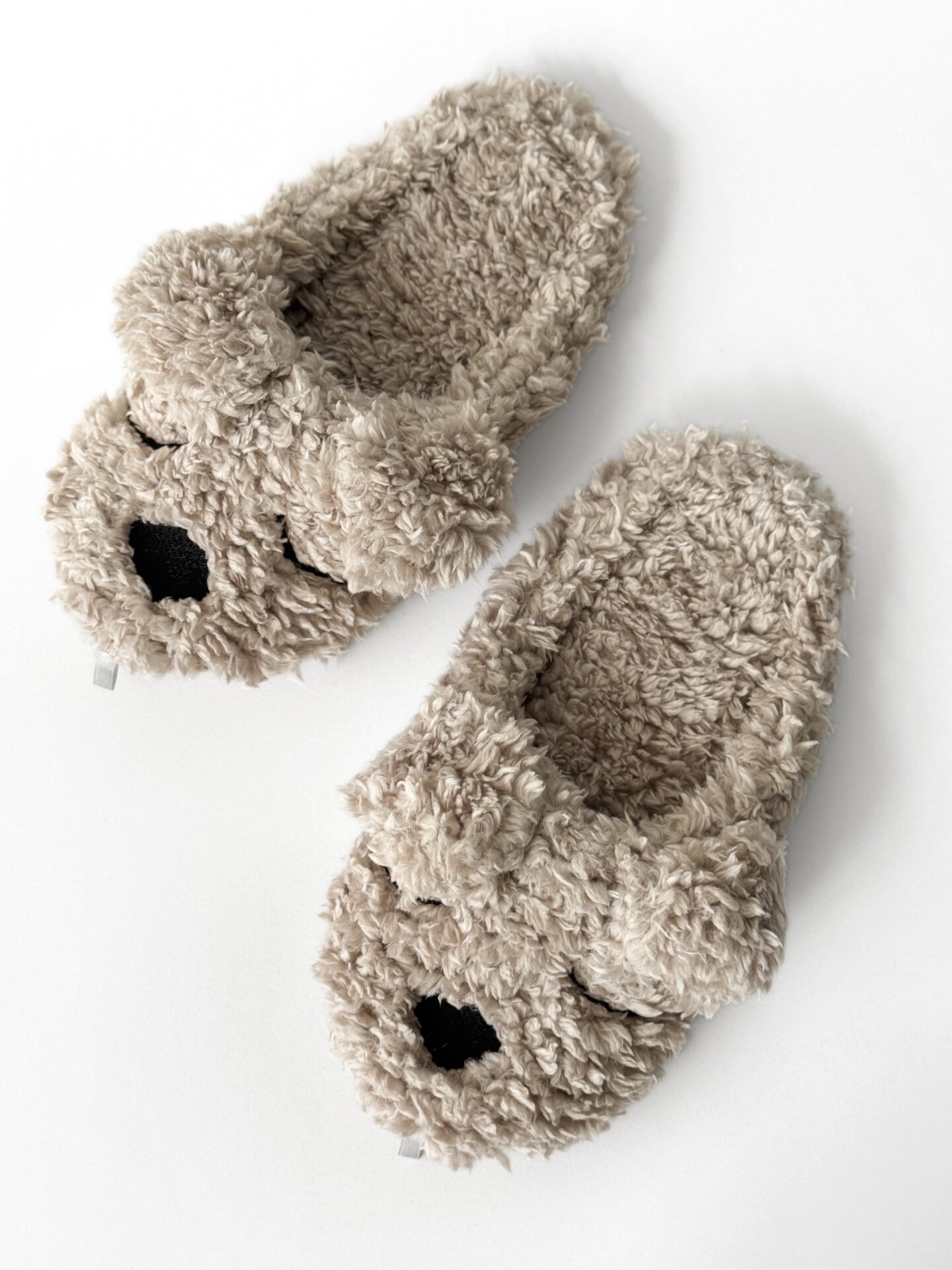 Капці домашні дитячі HS-LUX напівчешки ANIMALS bear beige