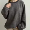 Світшот жіночий крупна вафля графіт