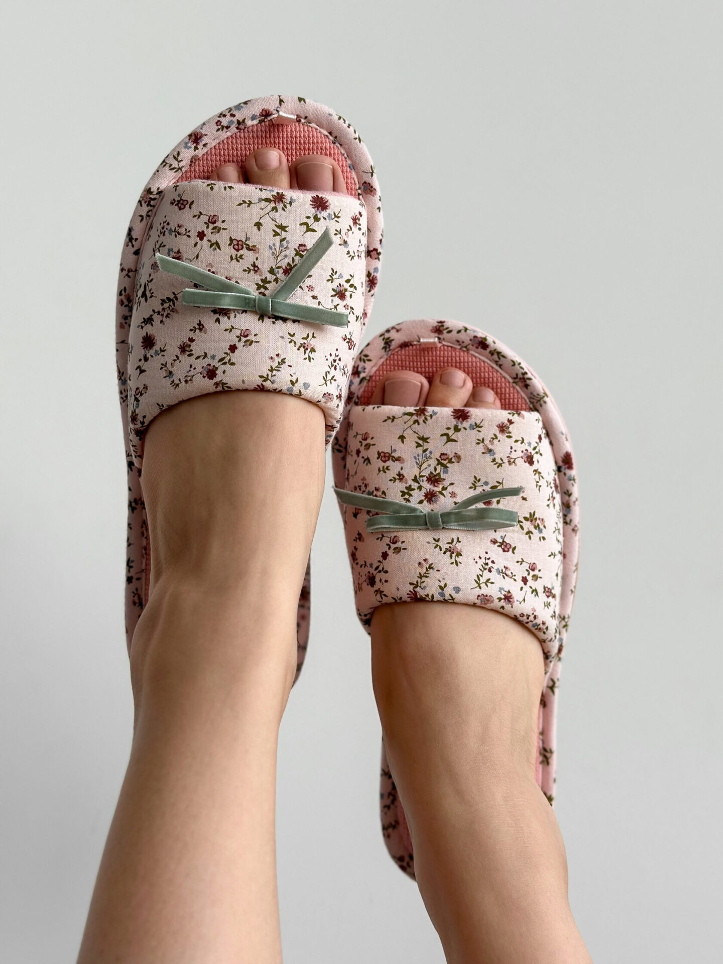 Капці домашні жіночі HS-VL Прованс рожеві