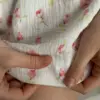 Костюм кімоно з шортами муслін квіти акварель на білому