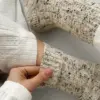 Шкарпетки меланж небілені чорні