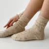 Шкарпетки меланж небілені зелені