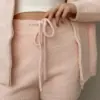 Soft в'язані шорти пудрові
